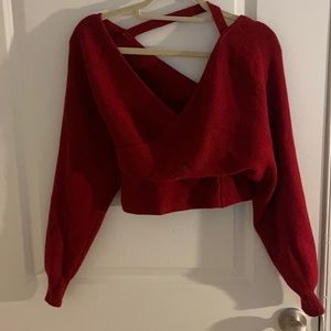 Cropped sweater